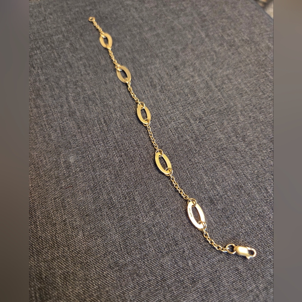 14k Solid Gold Chain Bracelet 3 grams